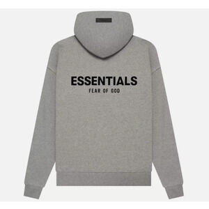 Essentials Fear Of God Hoodie Dark Oatmeal X-Small Oversized NWT 100% Authentic
